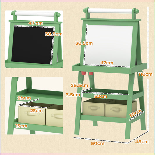 Kids 3-in-1 art easel – child painting at the easel – Bambelou UK