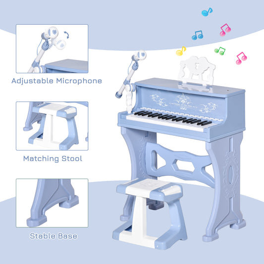 Kids 37-key piano keyboard – child playing piano with microphone – Bambelou UK