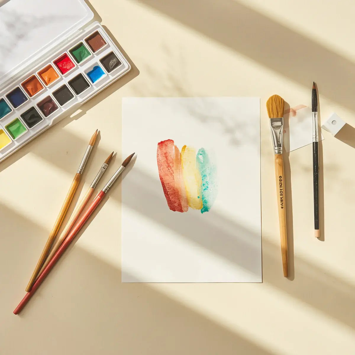 Creative and art toys for children — paints, brushes and craft supplies for kids aged 3 to 8