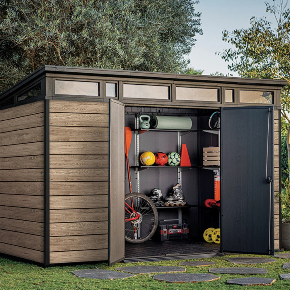 Signature Collection 11 x 7 ft (3.4m x 2.1m) Shed - Ashwood