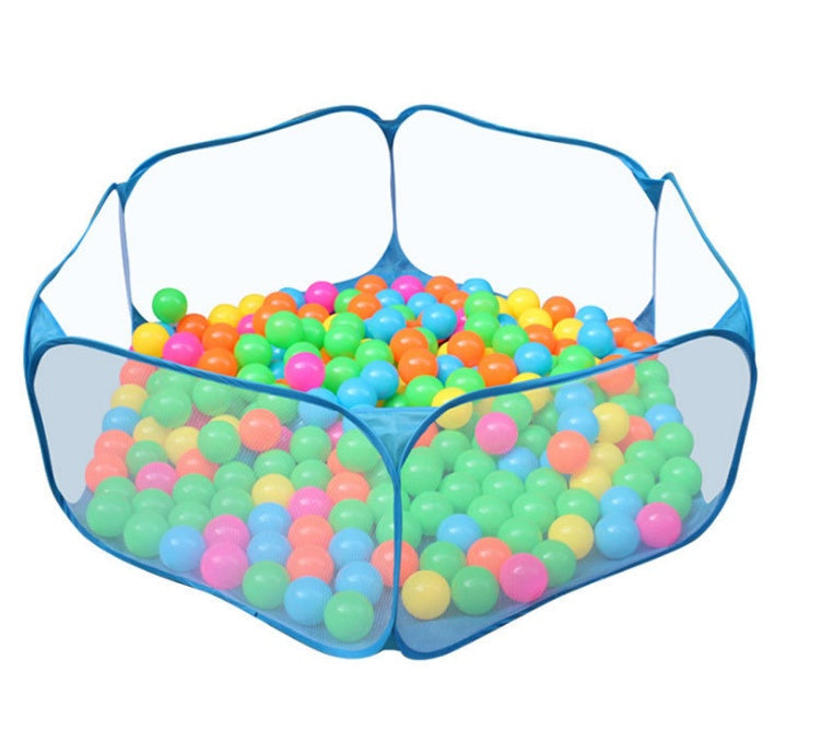 Foldable pop-up ball pit tent – tent folded flat for storage – Bambelou UK