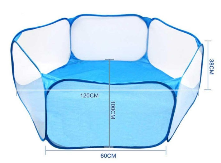 Foldable pop-up ball pit tent – full tent set up with balls – Bambelou UK