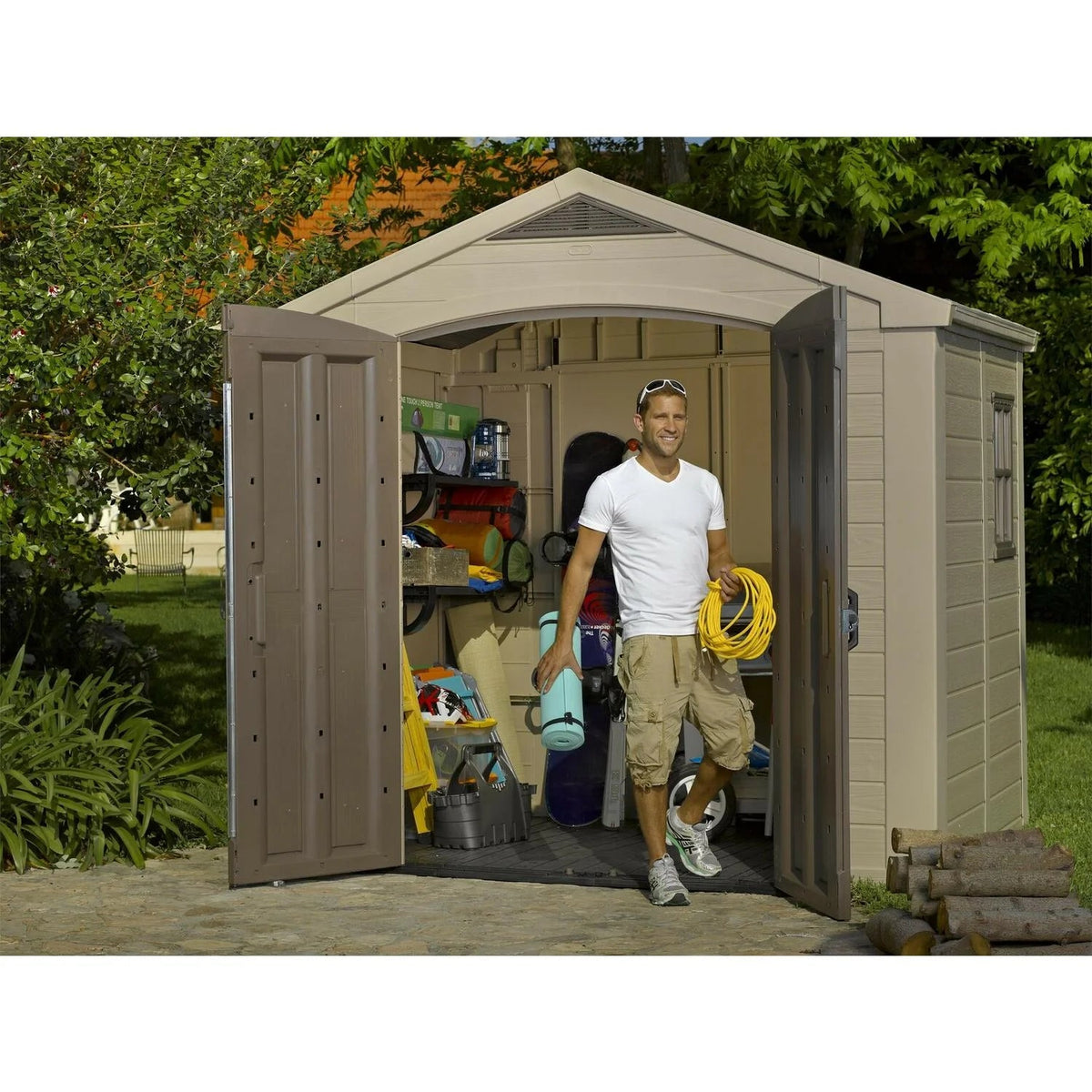 11 x 7ft Outdoor Apex Garden Storage Shed